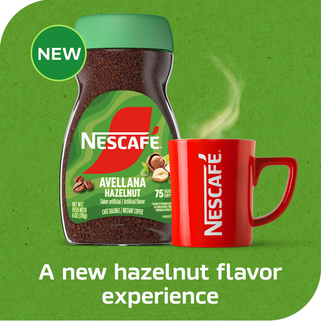 Hazelnut Instant Flavored Coffee 6 Oz I250296